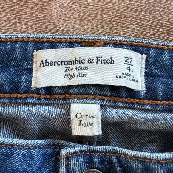 Abercrombie & Fitch Curve Love The Mom High Rise, Size 27/4R - Picture 4 of 8